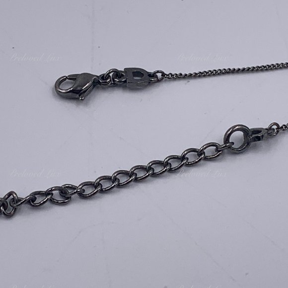Authentic Dior Logo Metallic Black Bracelet - Picture 12 of 15